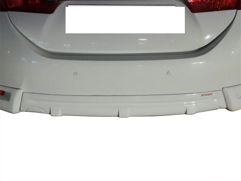Corolla 11 Uyumlu E170 Arka Orta Tampon (Difüzör) Fiber 2014 Ve Sonrası