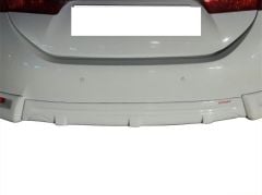 Corolla 11 Uyumlu E170 Arka Orta Tampon (Difüzör) Fiber 2014 Ve Sonrası
