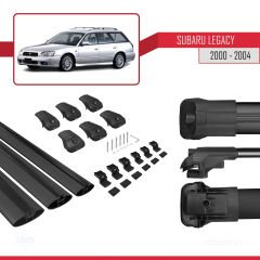 Subaru Legacy 2000-2004 Arası ile uyumlu ACE-1 Ara Atkı Tavan Barı SİYAH 3 ADET BAR