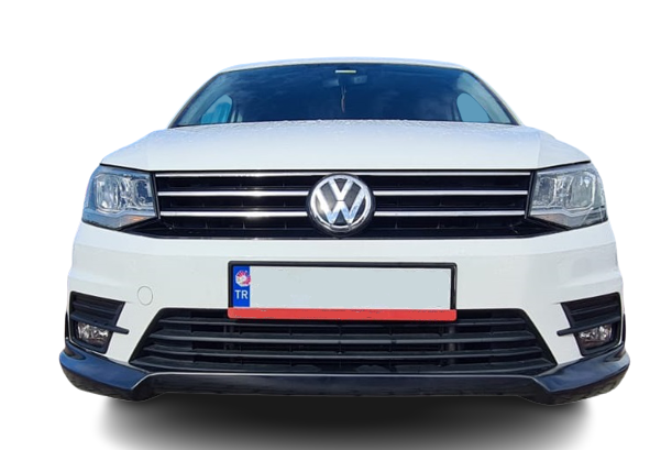Volkswagen Caddy Uyumlu (2015-2020) Rieger Style Ön Tampon Ek (Plastik)