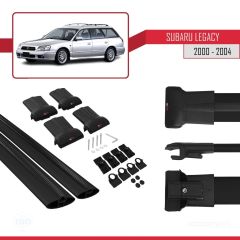 Subaru Legacy 2000-2004 Arası ile uyumlu FLY Model Ara Atkı Tavan Barı SİYAH