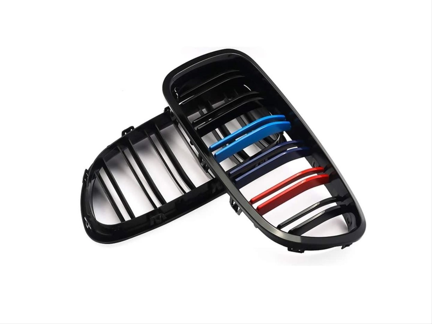 Bmw 5 Uyumlu Serisi F10 2011-2018 M5 Böbrek (Cift Cızgı Panjur) - M Renk