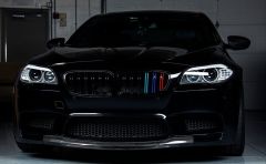 Bmw 5 Uyumlu Serisi F10 2011-2018 M5 Böbrek (Cift Cızgı Panjur) - M Renk
