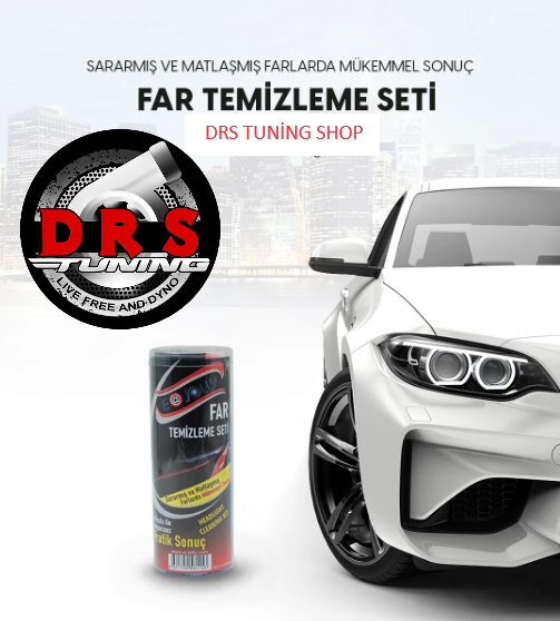Drs Tuning Jolly Sararmış ve Matlaşmış Far ve Stop Temizleme Parlatma Seti