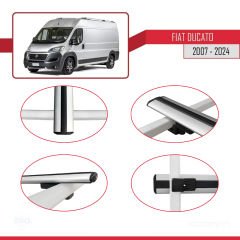 Fiat Ducato 2007 ve Sonrası ile uyumlu Basic Model Ara Atkı Tavan Barı GRİ 3 ADET