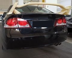 Honda Civic Uyumlu Fd6 2006-2012 Rr Spoiler (Boyasız)