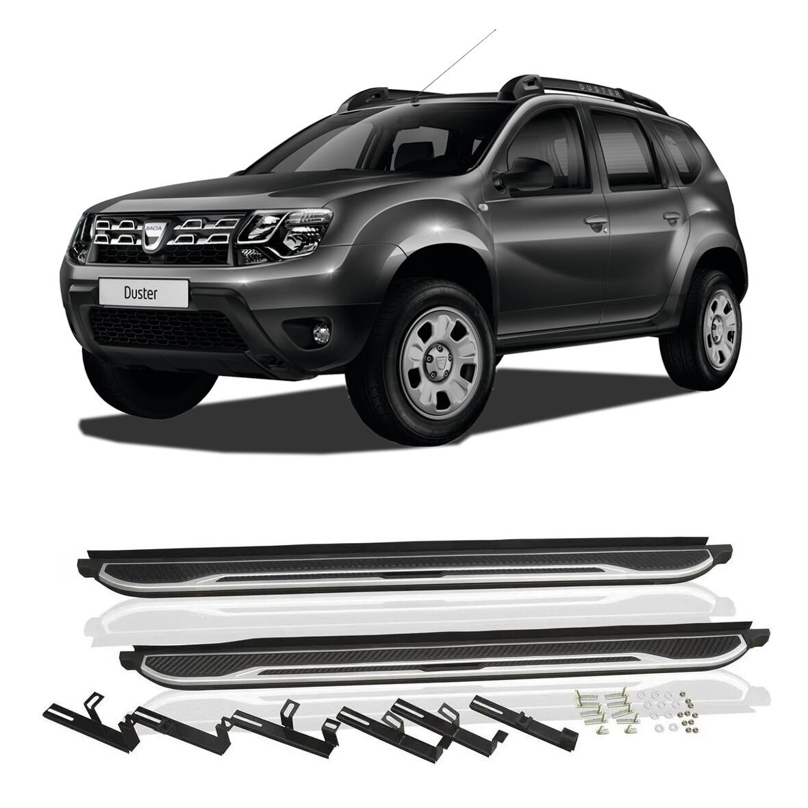 Dacia Duster 2 2018-2013 Side Step Square Yan Basamak 183 Cm (İthal)
