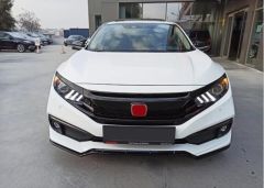 Honda Civic Uyumlu Fc5 2019+ Makyajlı Kasa Ön Tampon Mugen Ön Ek