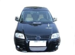 Volkswagen Caddy Uyumlu Ön Tampon Giydirme Sisli (Telli) Fiber 2003-2010
