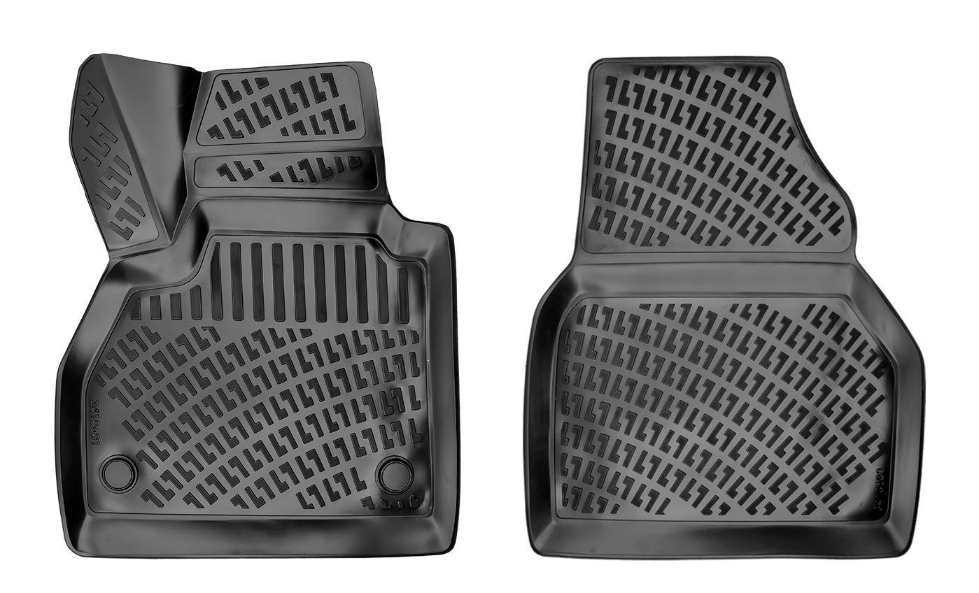 Citroen Nemo Uyumlu Panelvan (2 Parça) 2007 Sonrası 3D Havuzlu Siyah Paspas Seti