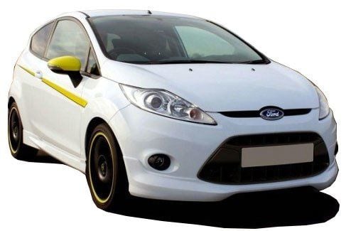 Ford Fiesta Uyumlu (2008-2013) Makyajsız Ön Tampon Ek (Plastik)
