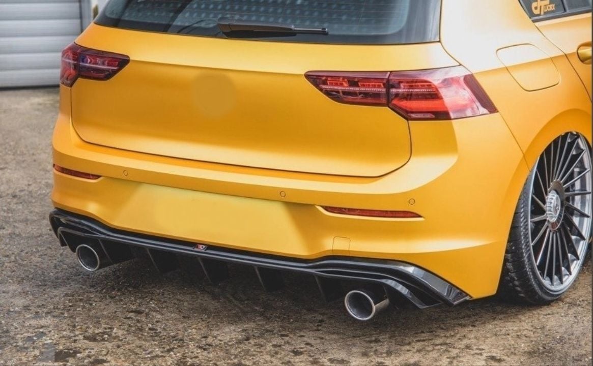 Volkswagen Golf Uyumlu 8 Gti Difüzör (Piano Black)- Çift Egzoz (Life Style İmpression Paket İçin)