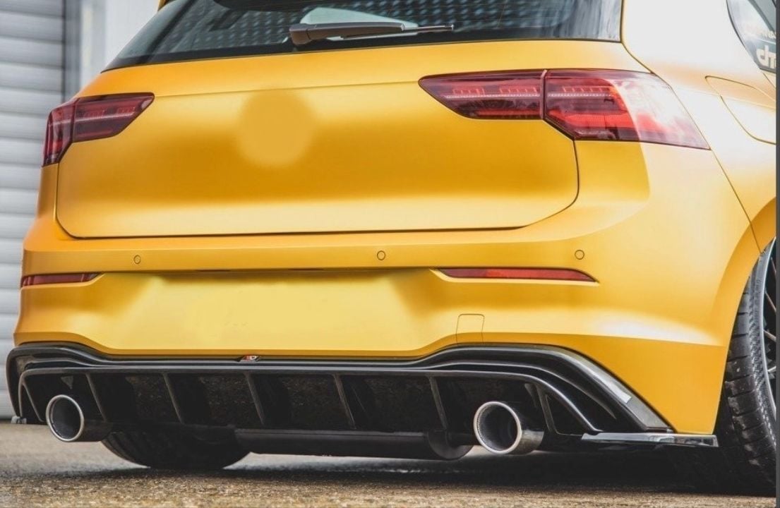 Volkswagen Golf Uyumlu 8 Gti Difüzör (Piano Black)- Çift Egzoz (Life Style İmpression Paket İçin)