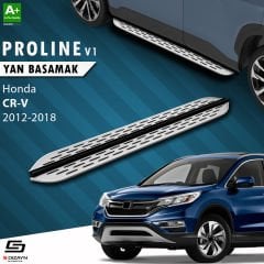 S-Dizayn Honda CR-V 4 OEM Still Pro V1 Aluminyum Yan Basamak 173 Cm 2012-2018