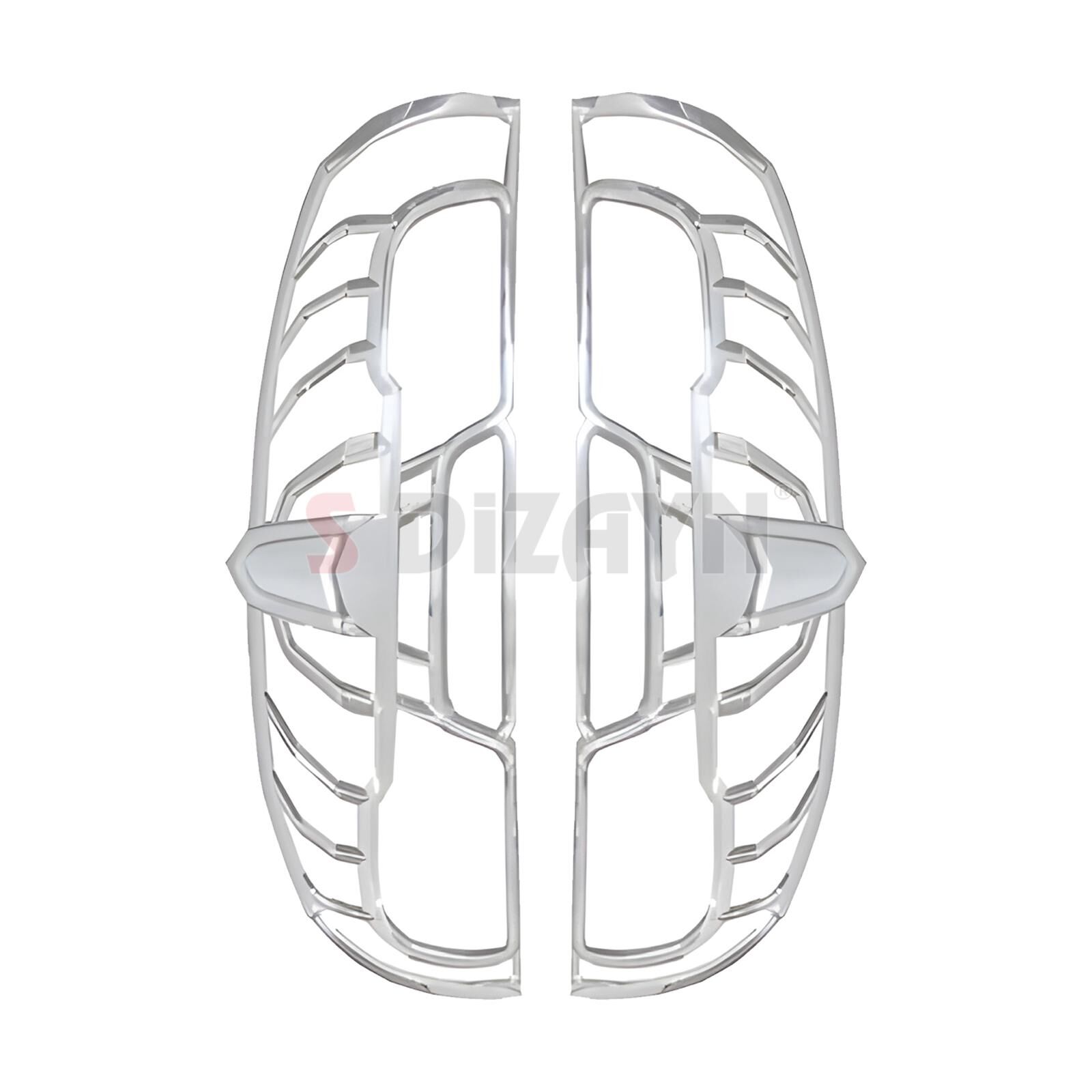 S-Dizayn Fiat Doblo Abs Krom Stop Çerçevesi 2 Prç. 2014 Üzeri