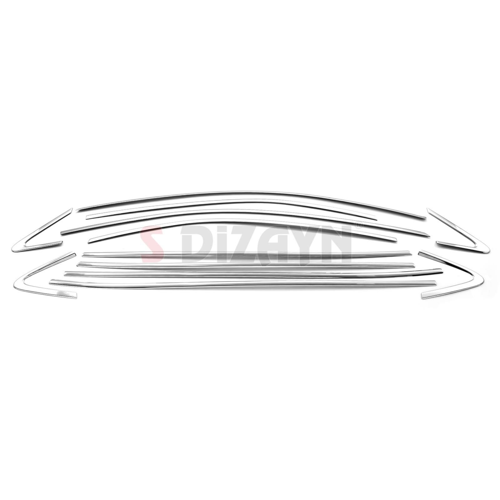 S-Dizayn Toyota Corolla Krom Cam Çerçevesi 12 Prç. 2019 Üzeri