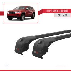 Jeep Grand Cherokee (WK2) 2011-2021 Arası ile uyumlu ACE-2 Ara Atkı Tavan Barı SİYAH