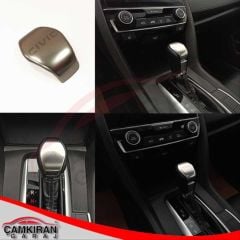 Honda Civic Uyumlu Fc5 2016-2021 Vites Topuz Kaplama Silver-Küçük