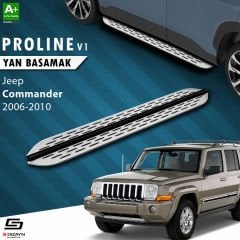 S-Dizayn Jeep Commander OEM Still Pro V1 Aluminyum Yan Basamak 173 Cm 2006-2010