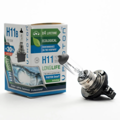 H11 B Uyumlu 12V 55W Pr Ll 0,3 Fazla Işık