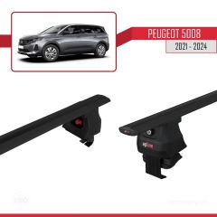 Peugeot 5008 2021 ve Sonrası ile uyumlu ACE-4 Ara Atkı Tavan Barı SİYAH