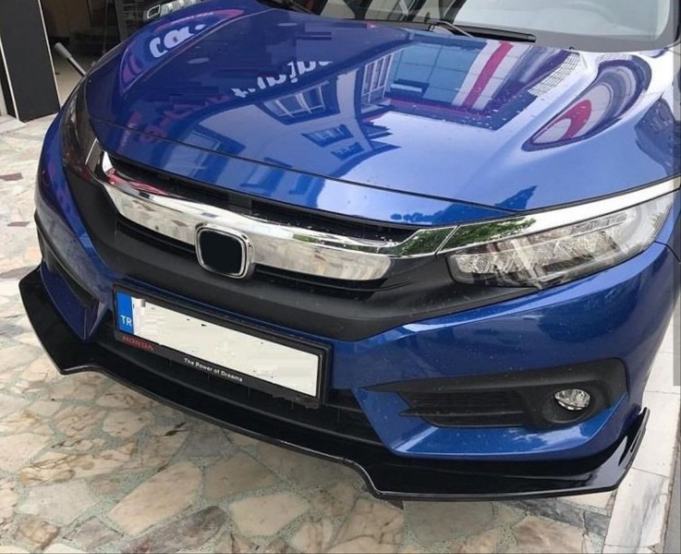Honda Civic Uyumlu Fc5 2016-2020 Ön Lıp 3 Parça