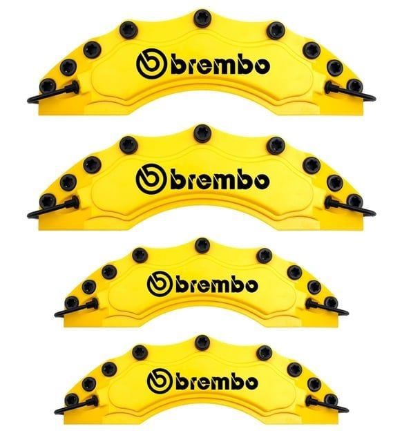 Audi 90 Uyumlu Brembo Sarı Kaliper Kapağı 4 Parça Ön Arka Set