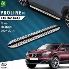 S-Dizayn Nissan Qashqai OEM Still Pro V1 Aluminyum Yan Basamak 173 Cm 2007-2014