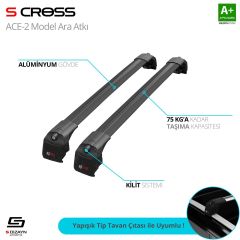 Genesis Gv80 Uyumlu (Jx1) 2021 Üzeri Ace-2 Model Siyah Ara Atkı A+ Kalite Parça