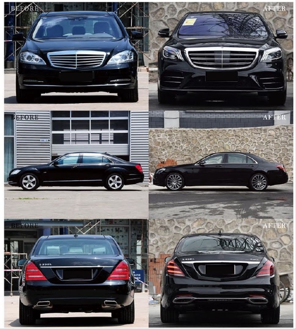 W221 İçin W222 S450 Facelift Body Kıt