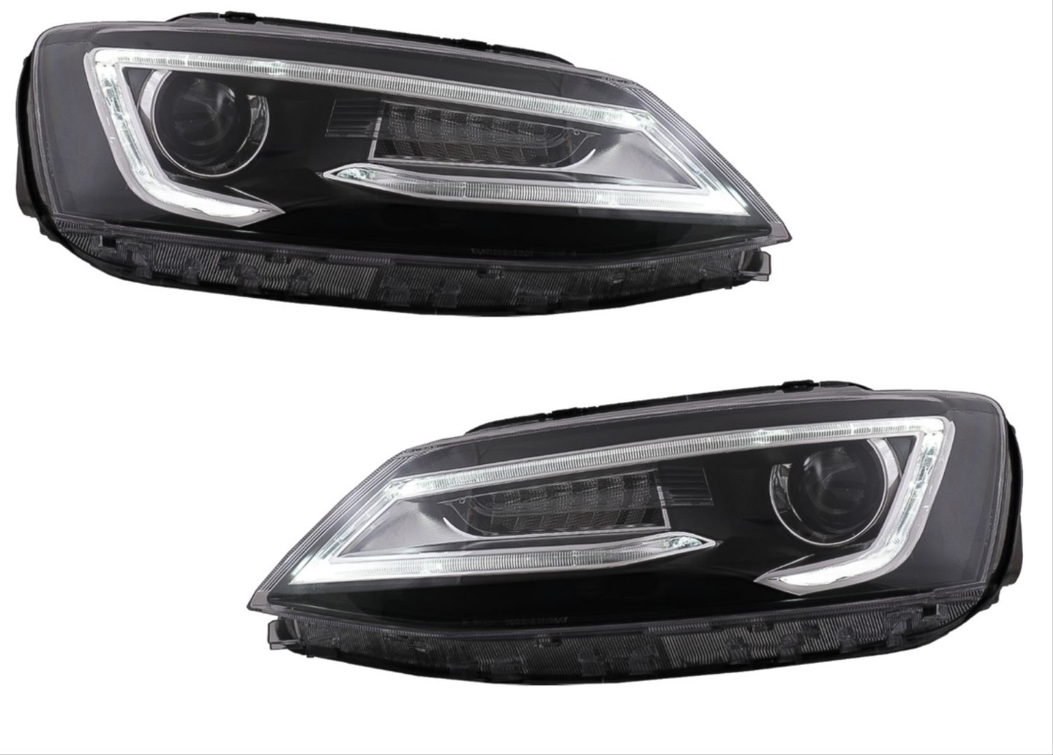 Jetta İçin Uyumlu Uyumlu Audi Dizayn LED Far Parça