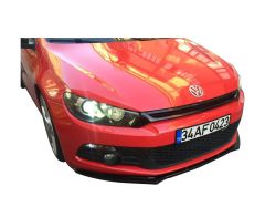 Volkswagen Scirocco Uyumlu (2009-2014) Ön Tampon Altı Lip (Plastik)