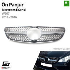 S-Dizayn Mercedes E-Class W207 Ön Panjur Krom Diamond Model 2014-2016