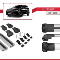 Fiat Freemont 2011-2015 Arası ile uyumlu ACE-1 Ara Atkı Tavan Barı GRİ