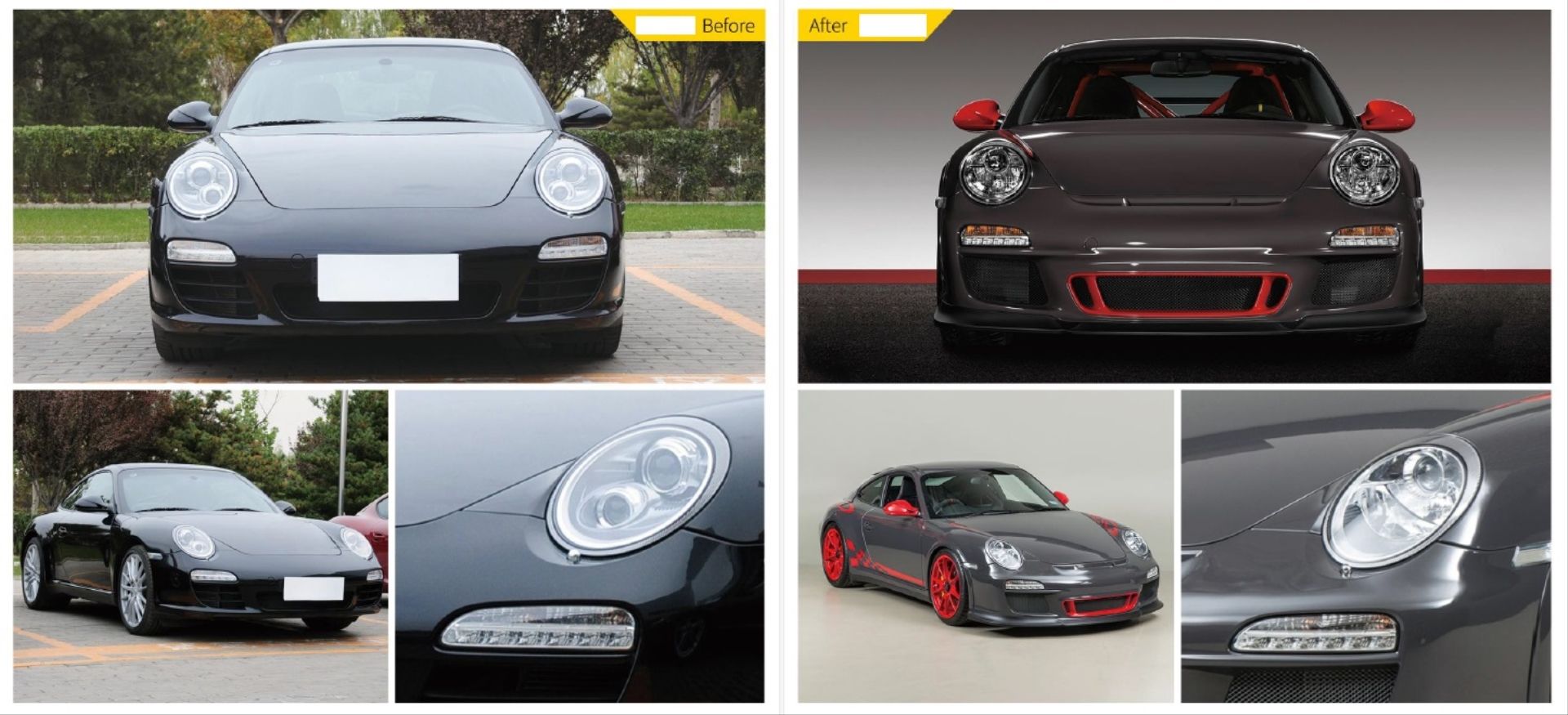 911 2009-2012 İçin Gt3 Ön Tampon