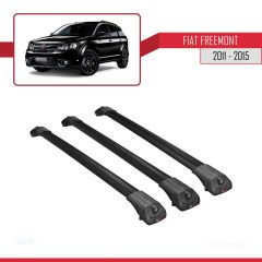Fiat Freemont 2011-2015 Arası ile uyumlu ACE-1 Ara Atkı Tavan Barı SİYAH 3 ADET BAR
