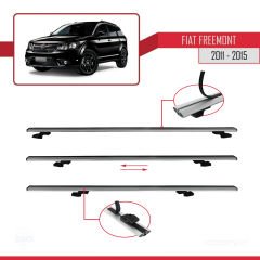 Fiat Freemont 2011-2015 Arası ile uyumlu Basic Model Ara Atkı Tavan Barı GRİ 3 ADET