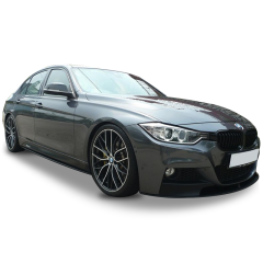 Bmw 3 Uyumlu Serisi F30 (2012 - 2018) M Performance Yan Marşpiyel Altı Lip (Plastik)