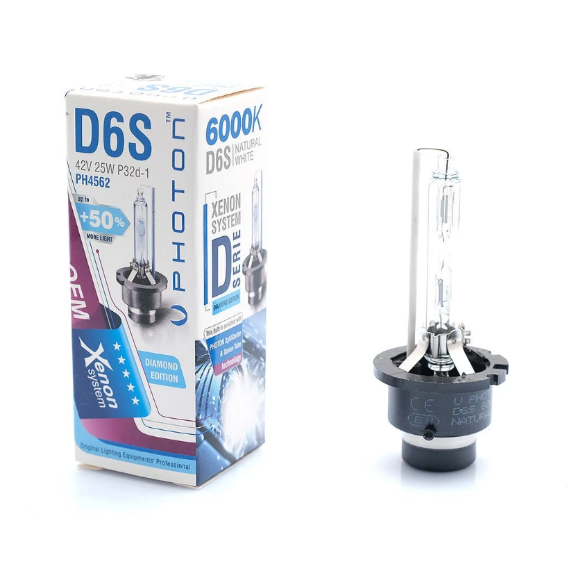 D6S 6000K Uyumlu 0,5 Fazla Işık Oem Ampul