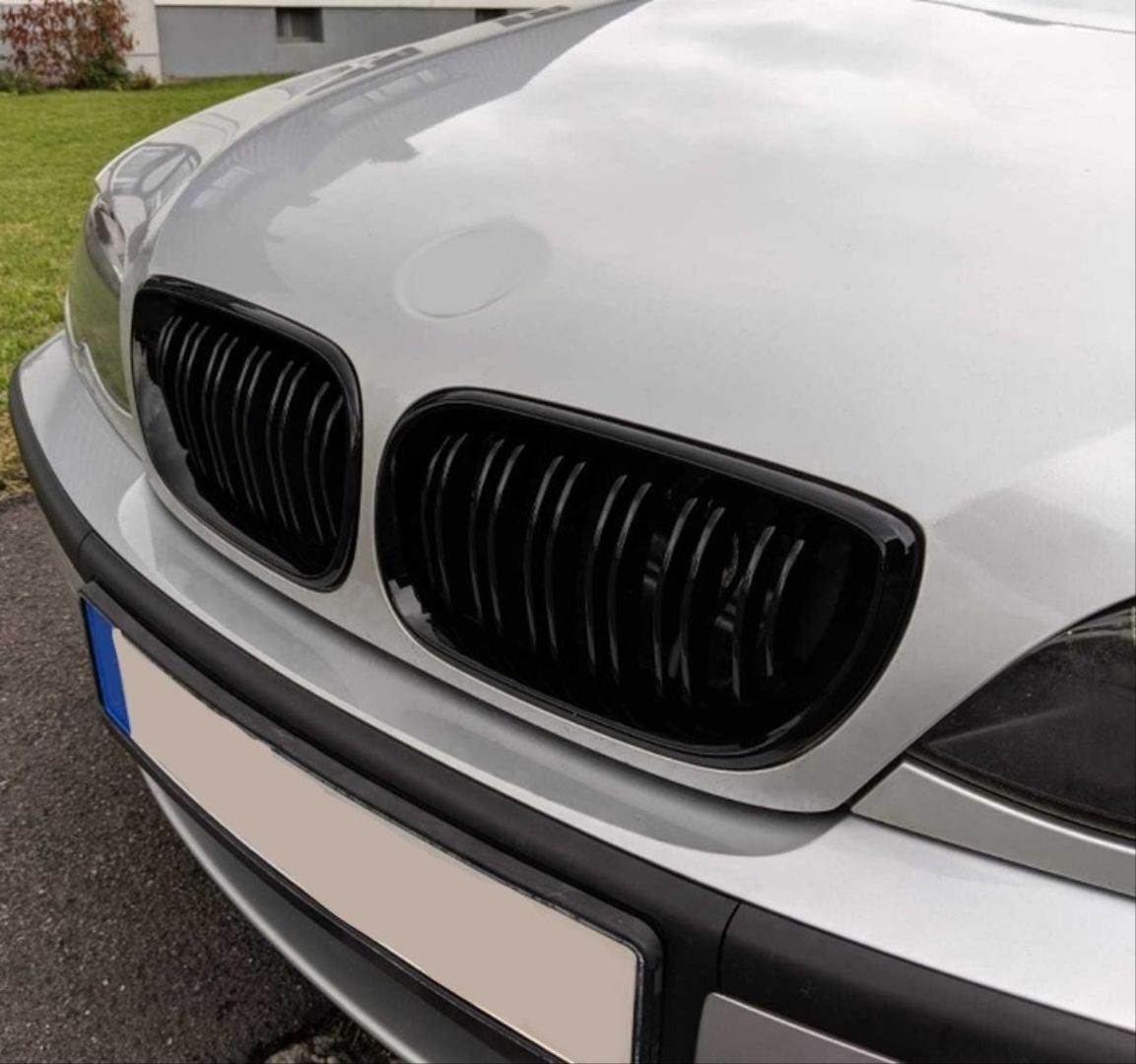 Bmw E46 Uyumlu 45384 Çift Çizgi M Panjur (Böbrek)