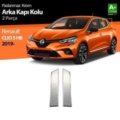 Renault Clio Uyumlu 5 Krom Kapı Kolu Arka 2 Parça. 2019 Ve Üzeri