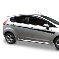 Ford Fiesta Uyumlu (2008-2013) Yan Marşpiyel Seti (Plastik)