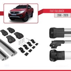 Fiat Fullback 2016-2020 Arası ile uyumlu ACE-1 Ara Atkı Tavan Barı GRİ