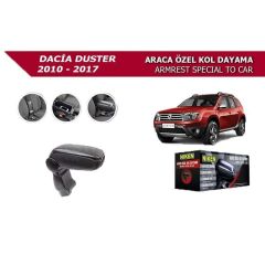 Dacia Duster Uyumlu 2010-2017 Araca Özel Kol Dayama Kolçak Siyah Niken Parça
