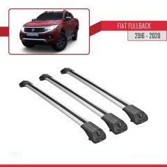 Fiat Fullback 2016-2020 Arası ile uyumlu ACE-1 Ara Atkı Tavan Barı GRİ 3 ADET BAR