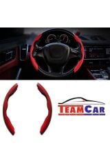 Oto Direksiyon Kaydırmaz Spor Kapak Kırmızı Tüm Araçlara Uyumlu
