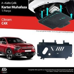 Citroen C4X Çelik Karter Muhafaza Koruma 2022 Üzeri