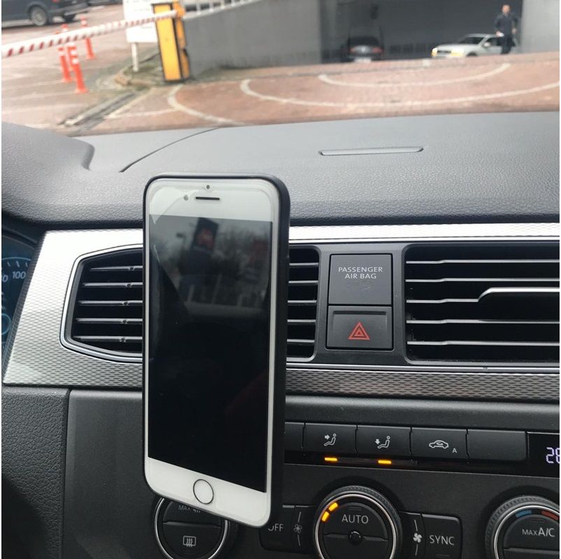 Mıknatıslı Telefon Tutacağı-Gümüş Çerçeveli / Syte175