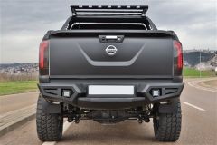 Nissan Navara Uyumlu 2010+ Arka Demir Tampon Aqm-M20