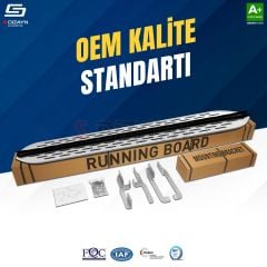 S-Dizayn Peugeot 3008 OEM Still Pro V1 Aluminyum Yan Basamak 183 Cm 2009-2016